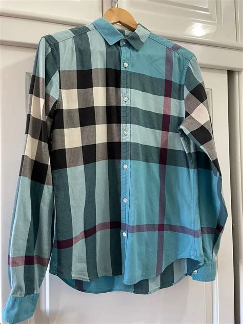 burberry brit shirt ebay|burberry t shirt original.